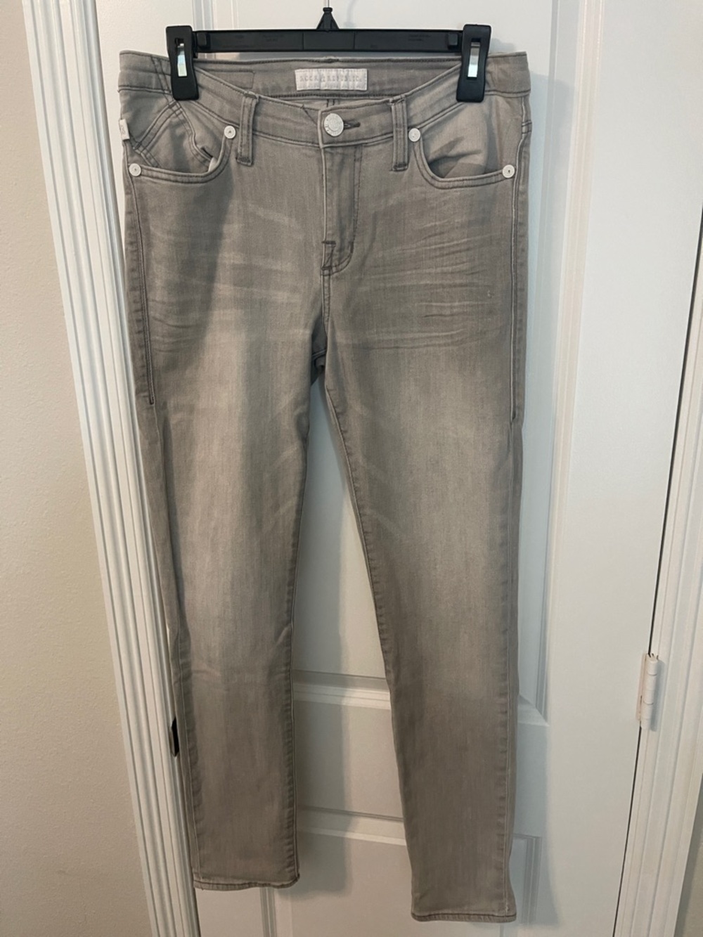Rock & Republic Women's Straight Leg Gray Jeans